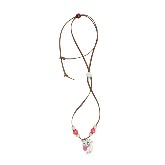 Jewellery ~ Cat Leather Necklace