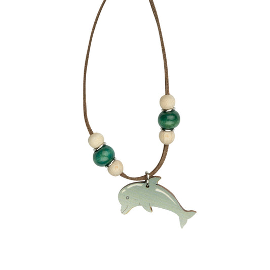 Jewellery ~ Dolphin Leather Necklace