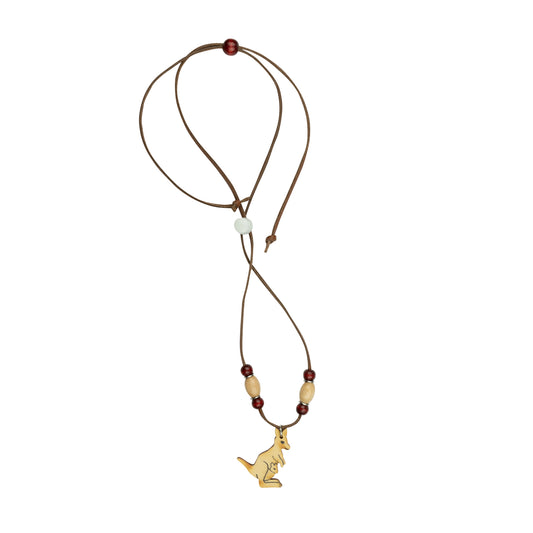 Jewellery ~ Kangaroo Natural Leather Necklace