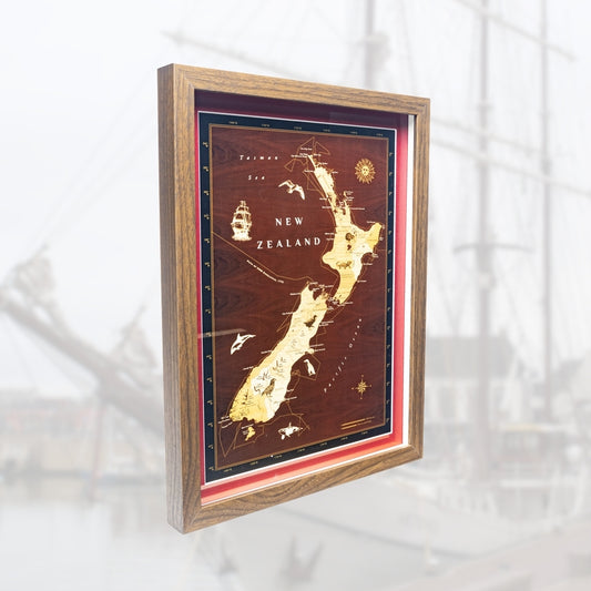 Keepsake Map - New Zealand