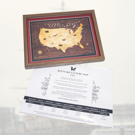 Keepsake Map - United States of America