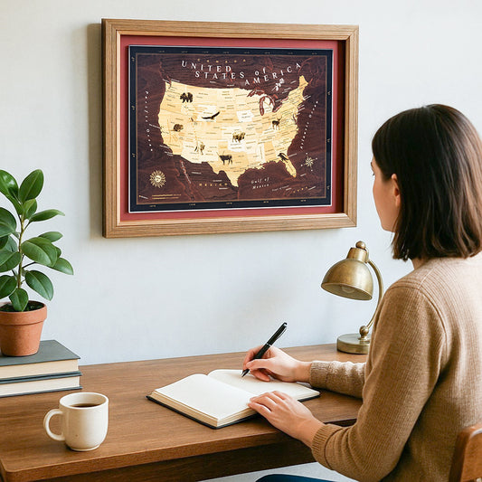 Keepsake Map - United States of America