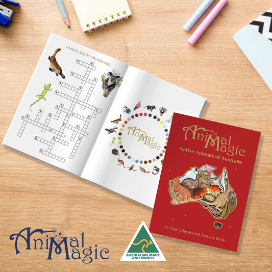 Native Animals of Australia ~ Activity Colouring Book