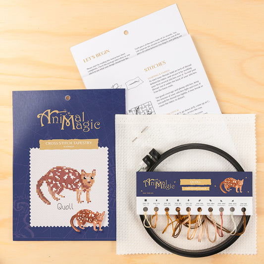 Cross Stitch Kit ~ Quoll