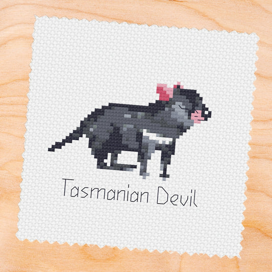 Cross Stitch Kit ~ Tasmanian Devil