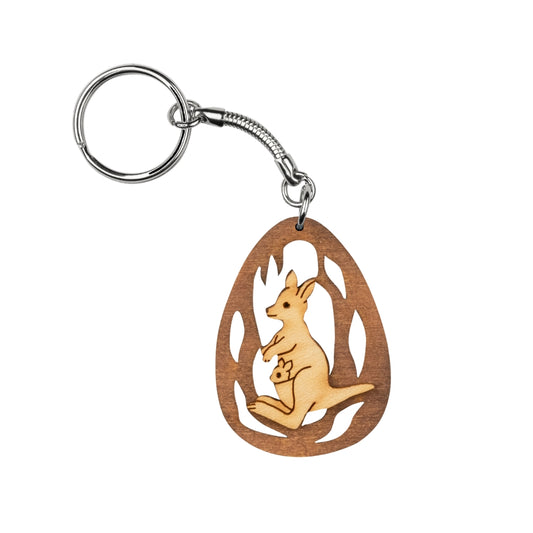 Keyring / Bag Charm ~ Kangaroo Oval