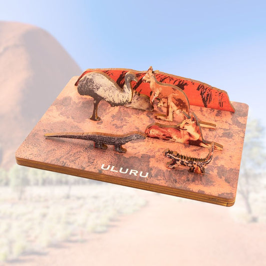 3D Puzzle - Uluru with Emu