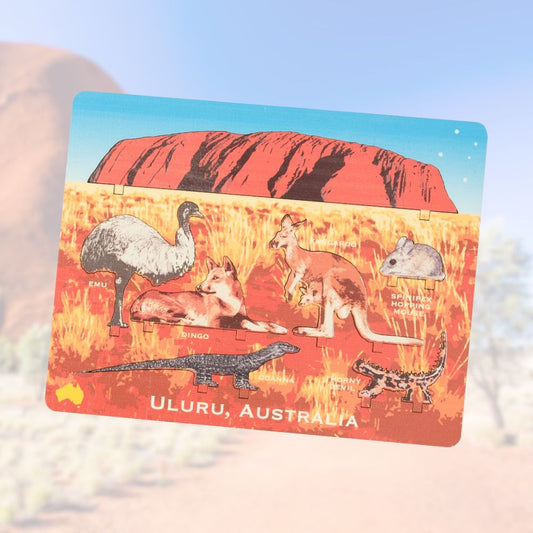 3D Puzzle - Uluru with Emu