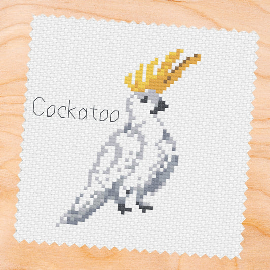 Cross Stitch Kit ~ Cockatoo