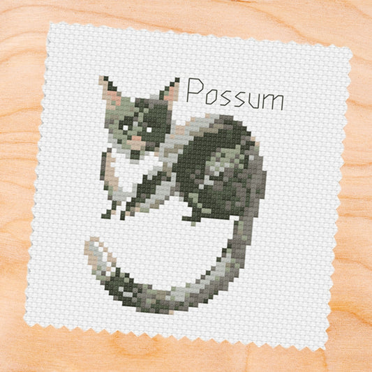 Cross Stitch Kit ~ Possum