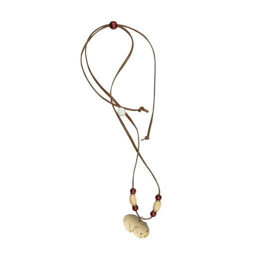 Jewellery ~ Wombat Leather Necklace