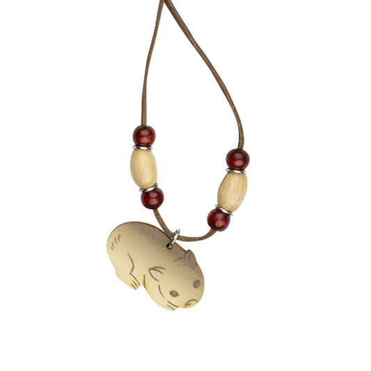 Jewellery ~ Wombat Leather Necklace