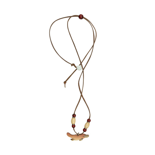 Jewellery ~ Platypus Leather Necklace