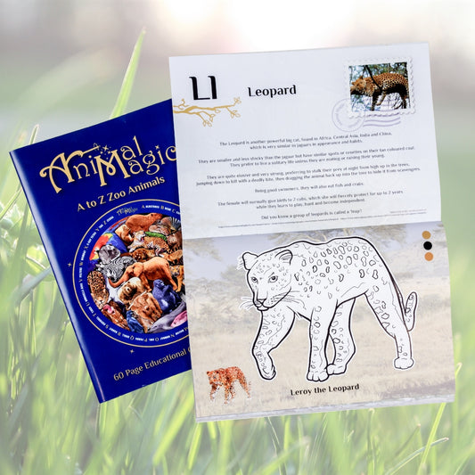 A to Z Wildlife ~ Alphabet Colouring Activity Book