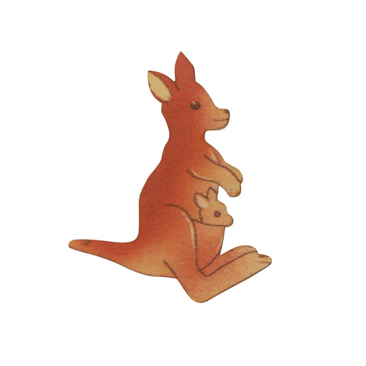 Jewellery ~ Kangaroo Red Brooch