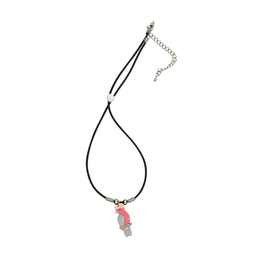 Jewellery ~ Galah Leather Necklace