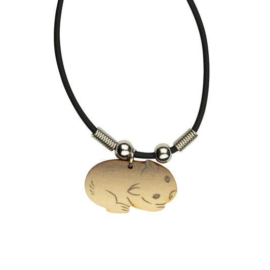 Jewellery ~ Wombat Leather Necklace