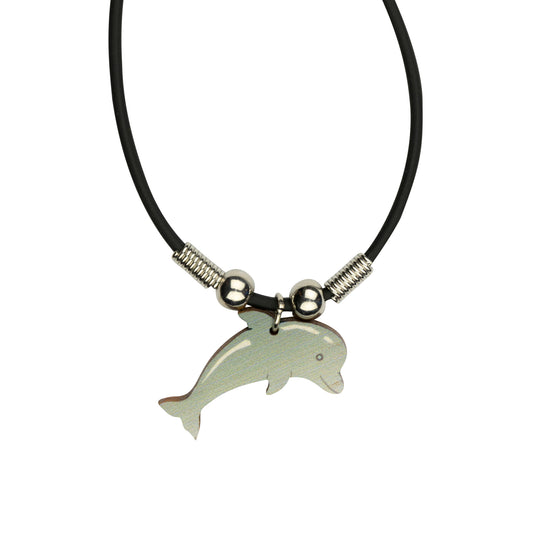 Jewellery ~ Dolphin Leather Necklace