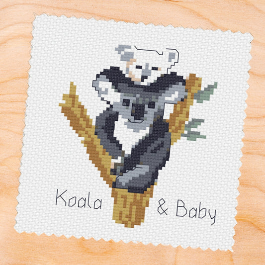 Cross Stitch Kit ~ Koala & Baby