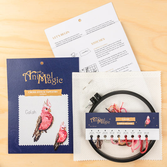 Cross Stitch Kit ~ Galah