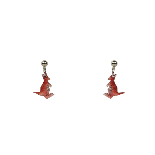 Jewellery ~ Kangaroo Red Earrings