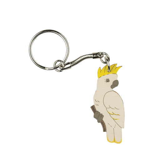 Keyring / Bag Charm ~ Cockatoo