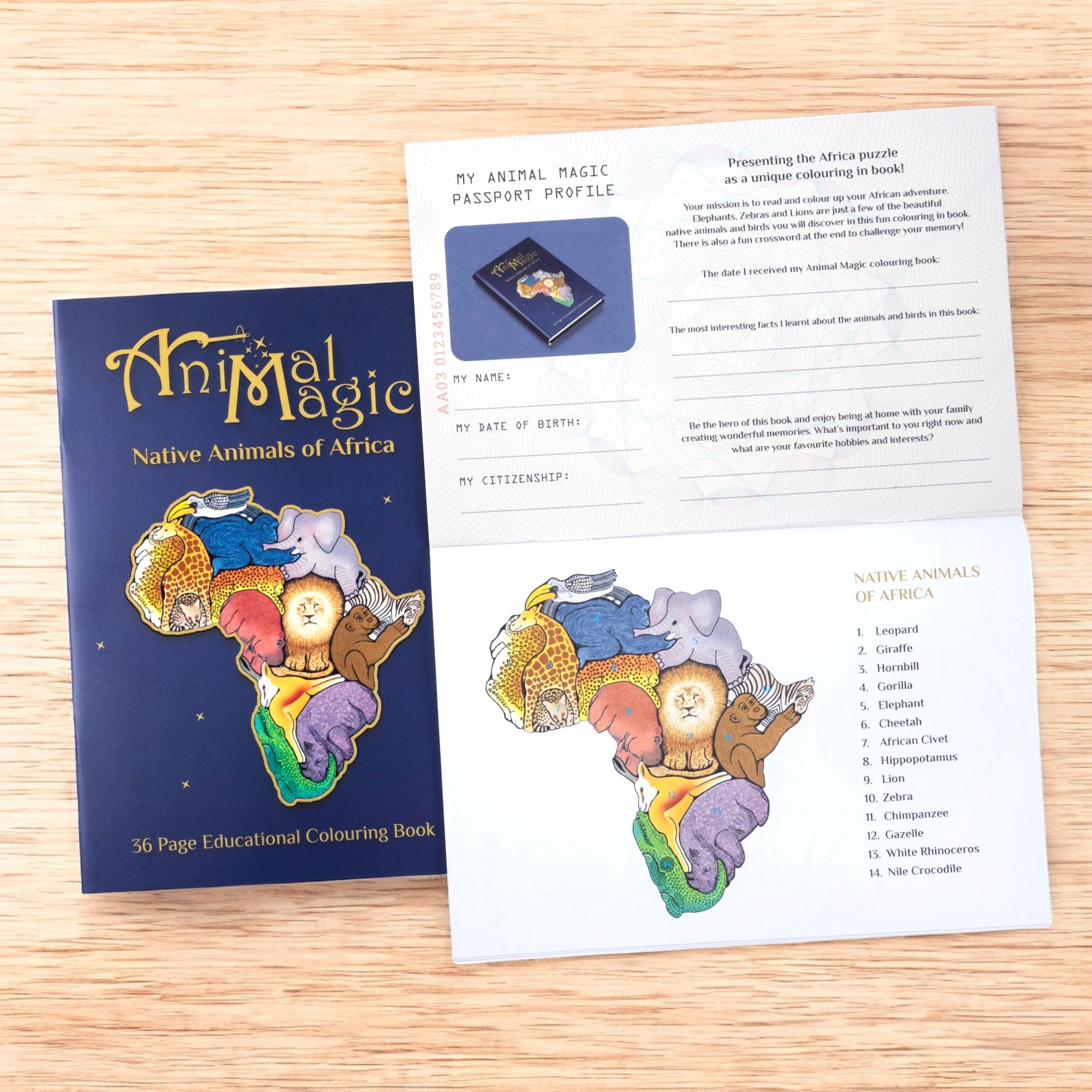 Animal Magic Puzzles + Activity Books