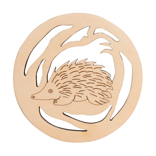 Wood Coasters ~ Echidna