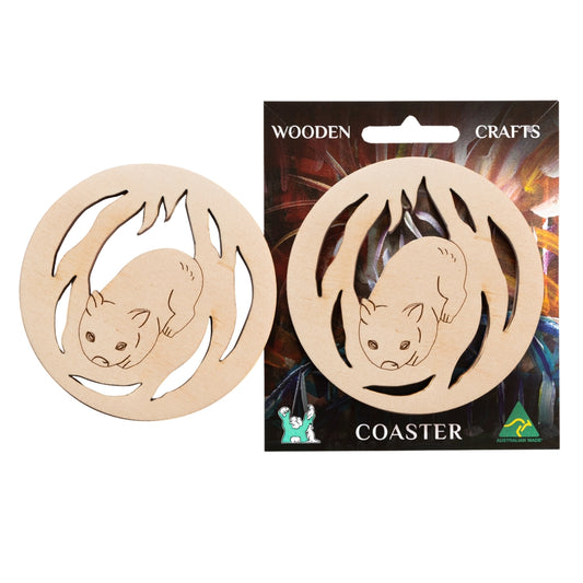 Wood Coasters ~ Wombat